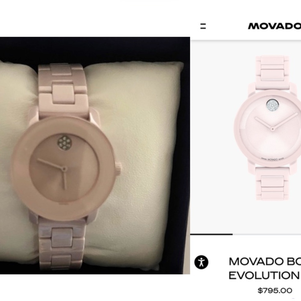 Movado Bold Pink Watch